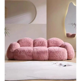 Modern Plush Nordic Minimalist Compressed Sofa - Three Seat - Compressed Sofa