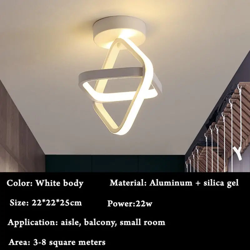 Modern Remote Control LED Lamp - White / Warm White - Lamps