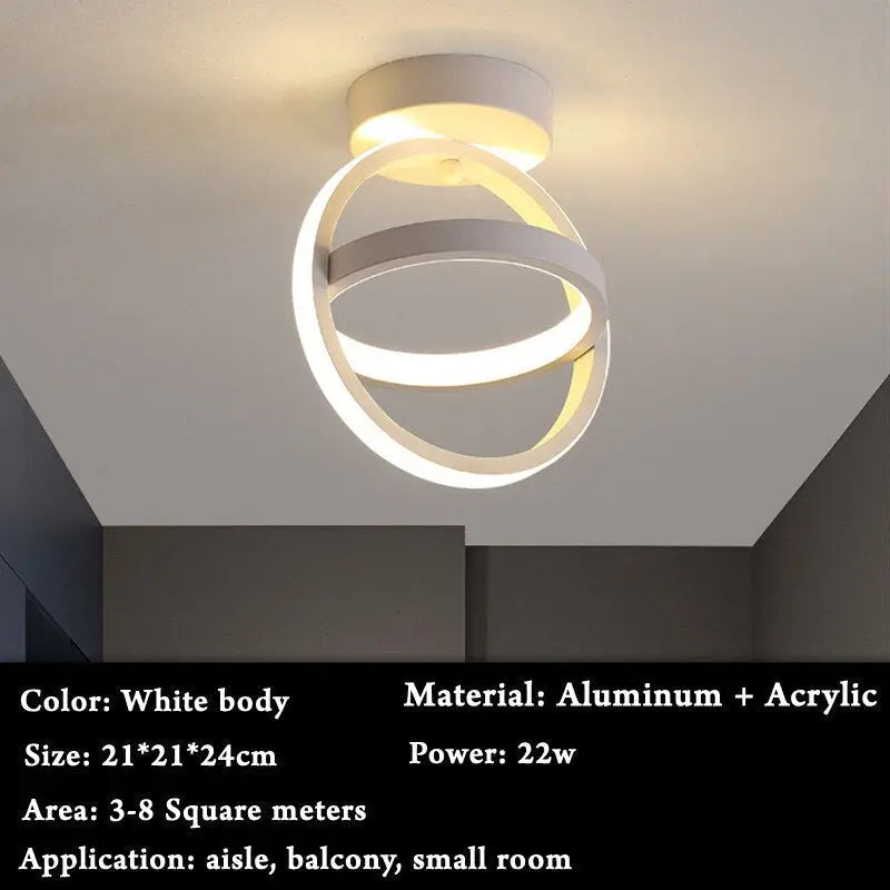 Modern Remote Control LED Lamp - White. / Warm White - Lamps