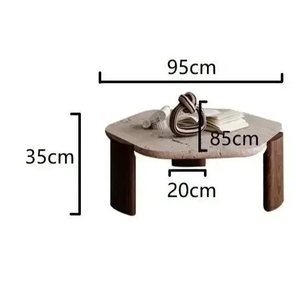 Modern Design Solid Wood Coffee Table - 95 x 35 cm - Multifunctional coffee table