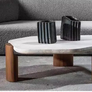 Modern Design Solid Wood Coffee Table - Multifunctional coffee table