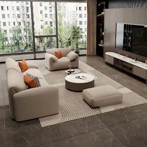 Italian Modern Minimalist Square Sectional Sofa - view 5