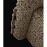 Modern Textured Upholstered Headboard Platform Bed Frame - Beige - Bedroom