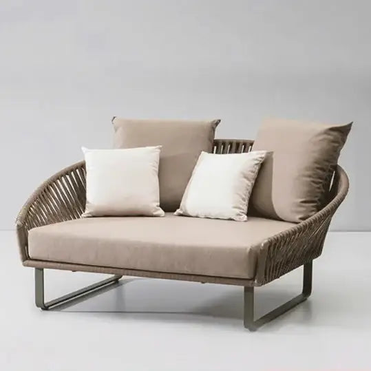 U-Shape Outdoor Sofa Set Modern Rattan Garden Furniture - view 12