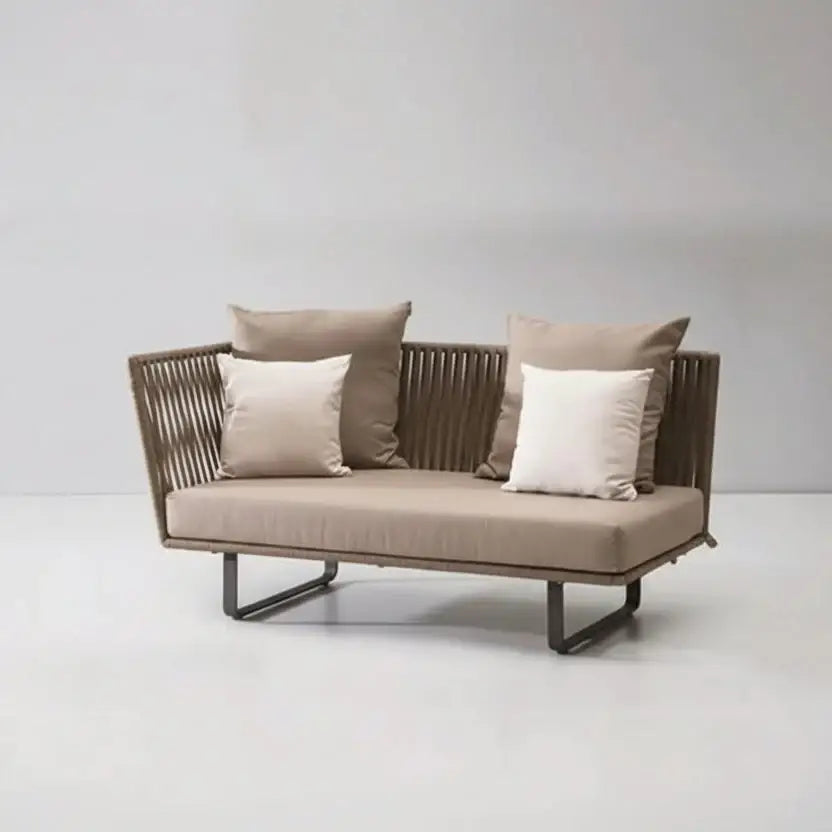 U-Shape Outdoor Sofa Set Modern Rattan Garden Furniture - view 15