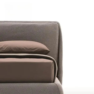 Modern Upholstered Headboard King Bed Frame - Bedroom