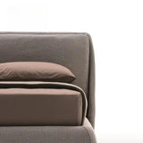 Modern Upholstered Headboard King Bed Frame - Bedroom