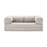 Modular Compression Corduroy Sleeper Sofa Bed - White - Compressed Sofa