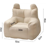 Modular Double Bean Bag Sectional Sofa - Compressed Sofa