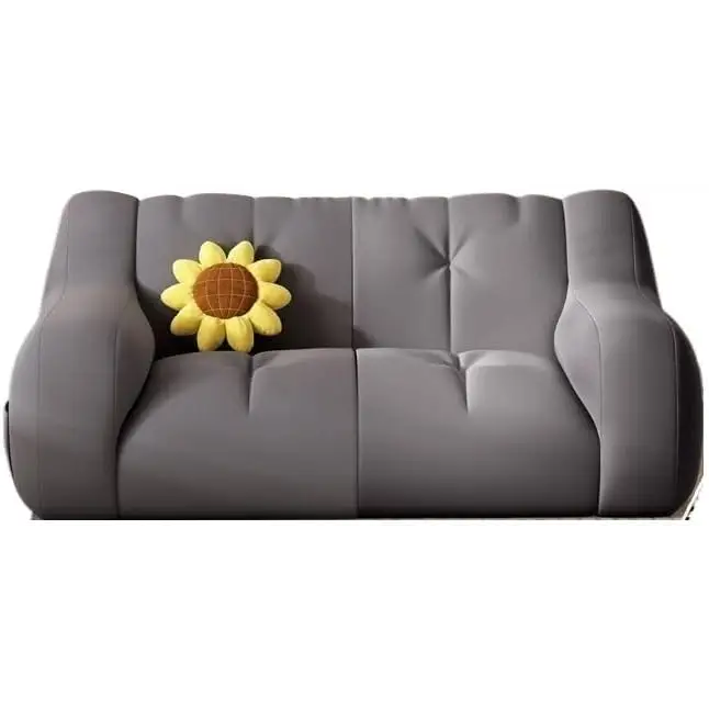 Modular Double Bean Bag Sectional Sofa in Velvet - view 4