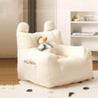 Modular Double Bean Bag Sectional Sofa - White - Compressed Sofa