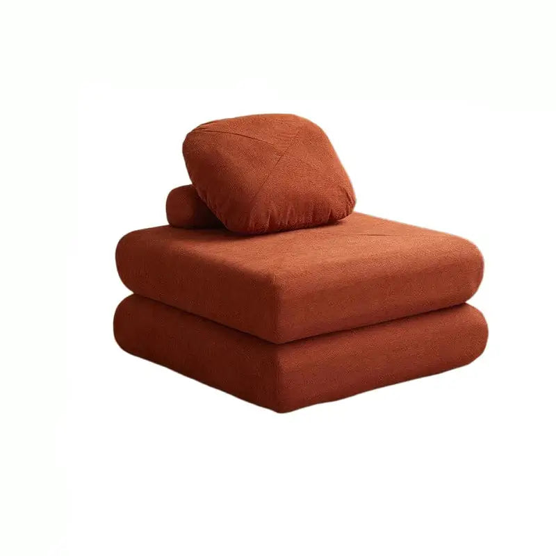 Modular Sectional L Shaped Compressed Bed Sofa - Orange - 60 × 60 × 40 cm - Compressed Sofa