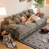 Modular Sectional Velvet Puffs Compressed Bed Sofa - Compressed Sofa