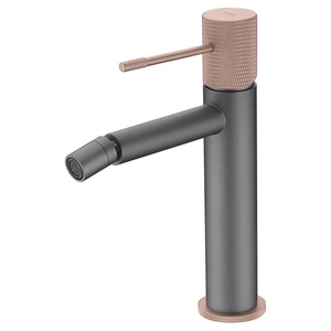 Gray Champagne Single Lever Bidet Mixer Modern Design, main product view