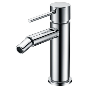 Chrome Milos Bidet Mixer Single Handle Modern Design, main product view