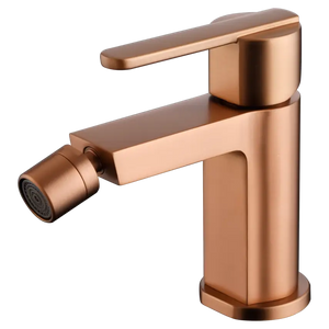 Roma Brushed Rose Gold Bidet Mixer Single Handle, main product view