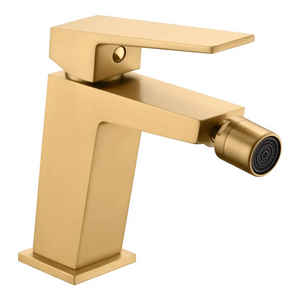 Brushed Gold Bidet Mixer Single Handle Contemporary, main product view