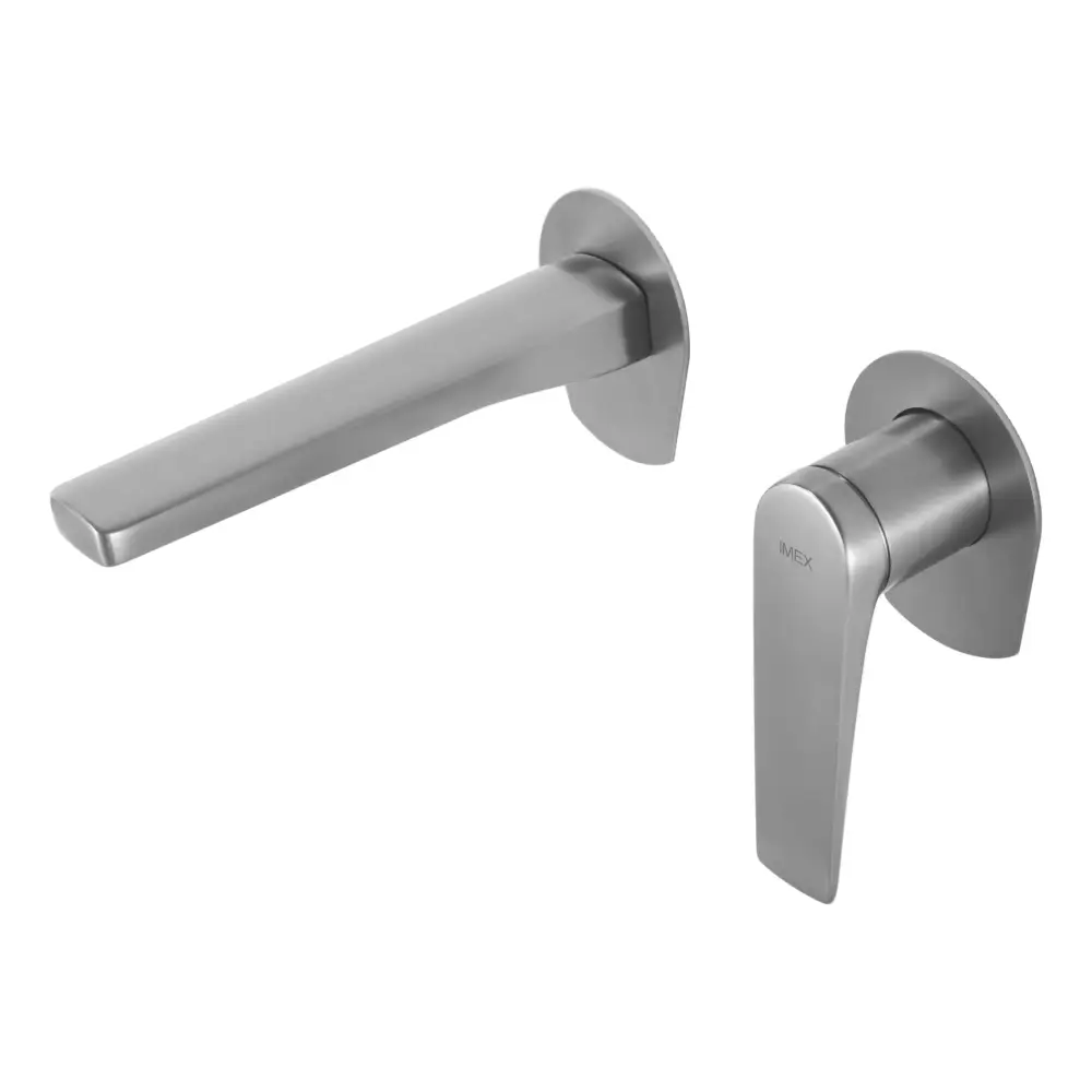 Chrome single-handle built-in sink mixer faucet stainless steel