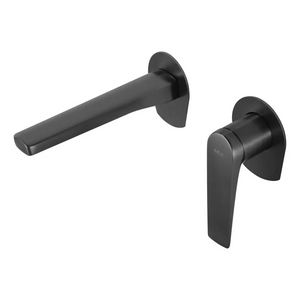 Matte Black Built-in Sink Mixer Faucet Modern Design, main product view