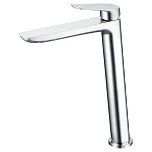 Chrome Single Lever Basin Faucet Modern Tall Design, main product view