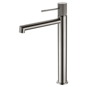 Brushed Nickel Single Lever Basin Mixer Faucet, main product view