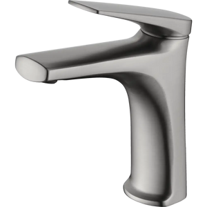 Delos Single-Lever Basin Mixer Stainless Steel Faucet, main product view