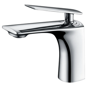 Chrome Single Handle Basin Mixer Faucet, main product view