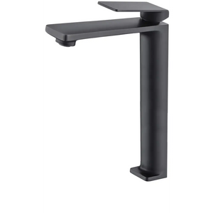 Matte Black Extra-Tall Single Lever Sink Faucet, main product view