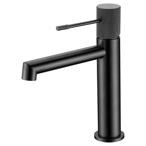 Black Gum Metal Single-Lever Basin Faucet Modern Design, main product view