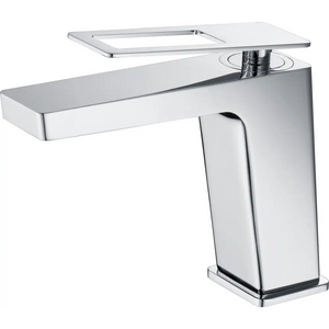 Chrome Single Lever Basin Mixer Faucet Nordic Design, main product view