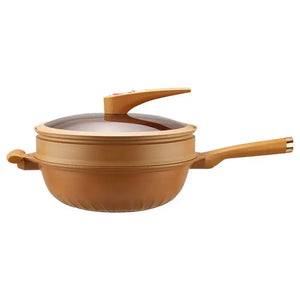 32cm Non-Stick Aluminum Pot with Glass Lid - view 3