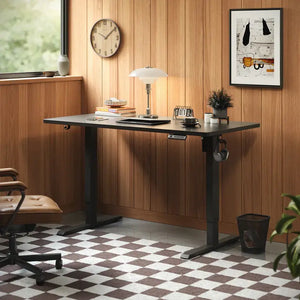Solid Wood Standing Desk - 48’’ x 24’’ / Black - Desk