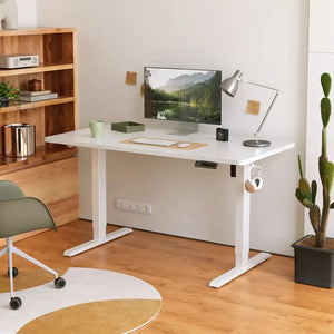 Solid Wood Standing Desk - 48’’ x 24’’ / White - Desk