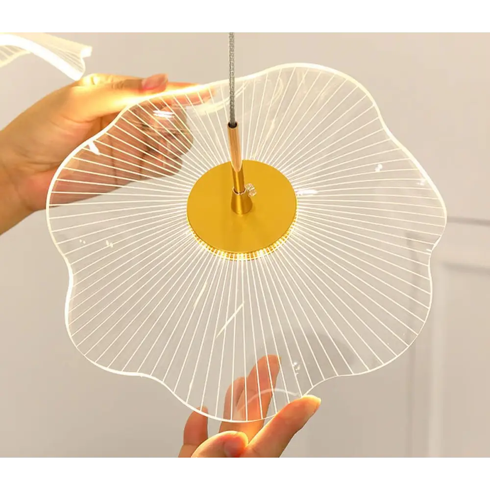 Nordic Circular Modern Chandelier Pendant Lamp - 1 heads / Warm Light - Ceiling Light