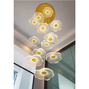 Nordic Circular Modern Chandelier Pendant Lamp - view 6
