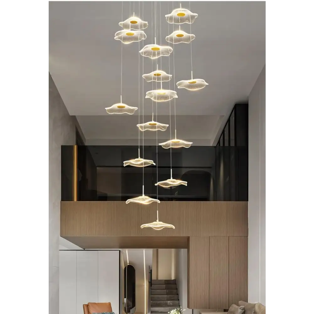 Nordic Circular Modern Chandelier Pendant Lamp - view 9