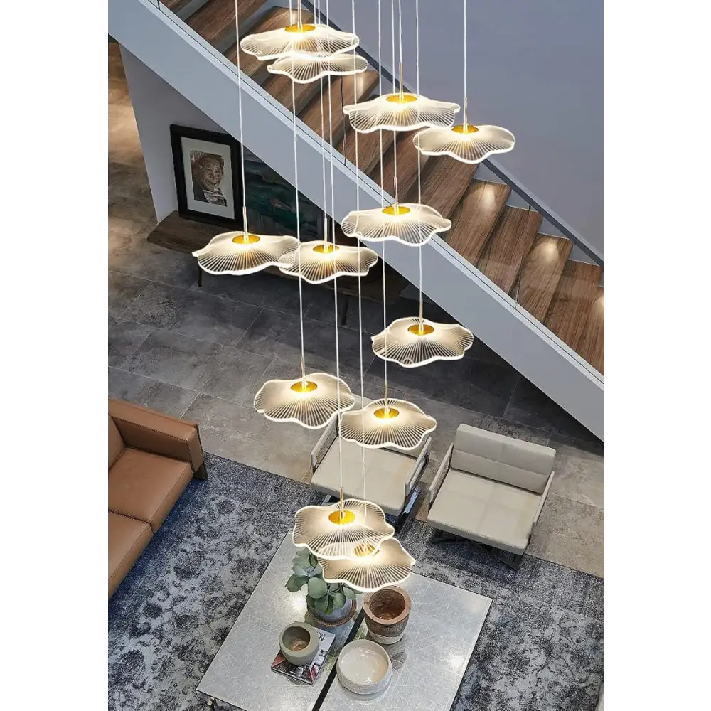 Nordic Circular Modern Chandelier Pendant Lamp - view 23