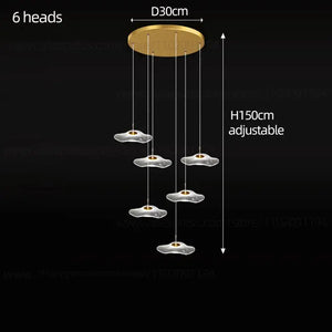 Nordic Circular Modern Chandelier Pendant Lamp - view 15