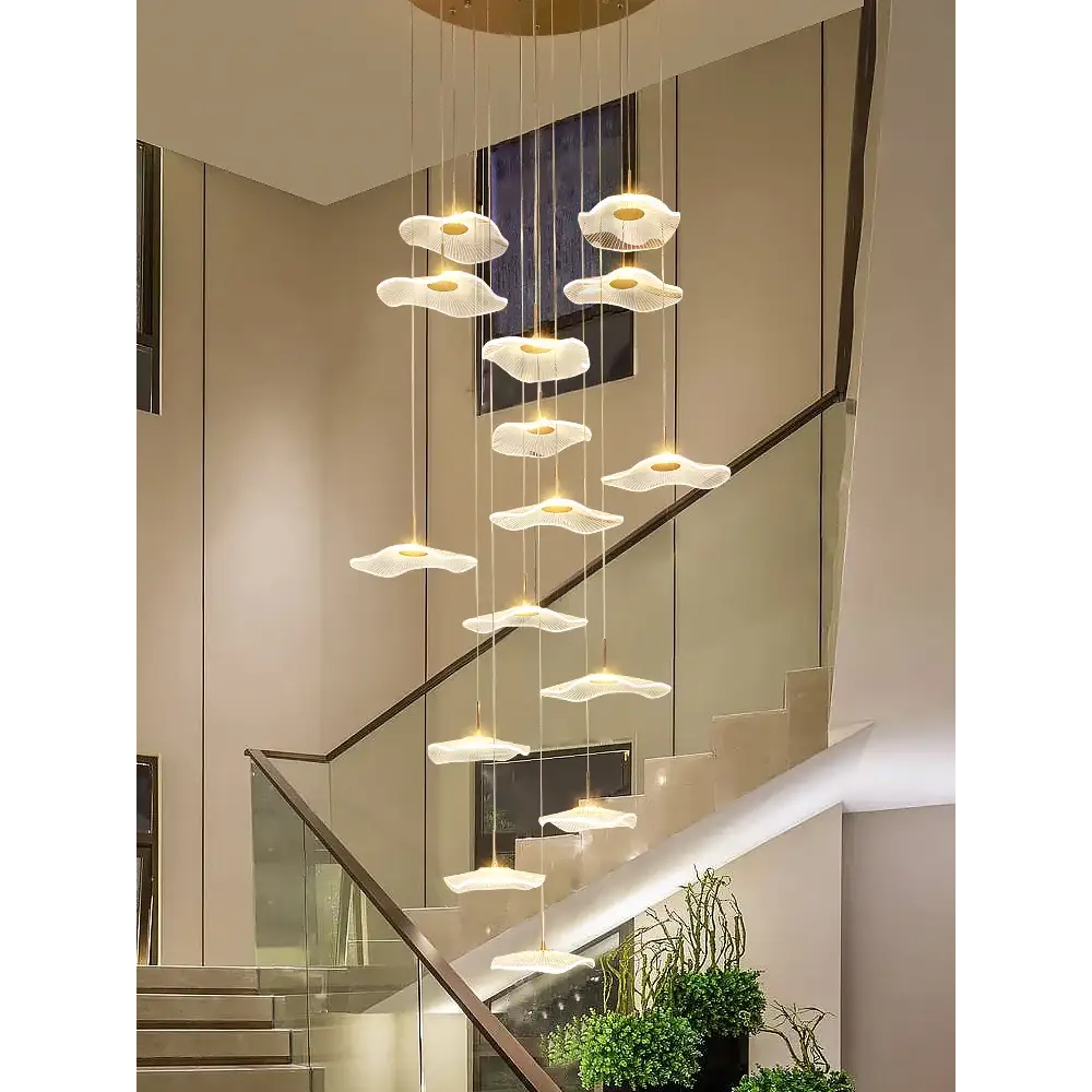 Nordic Circular Modern Chandelier Pendant Lamp - Ceiling Light