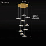 Nordic Circular Modern Chandelier Pendant Lamp - Ceiling Light