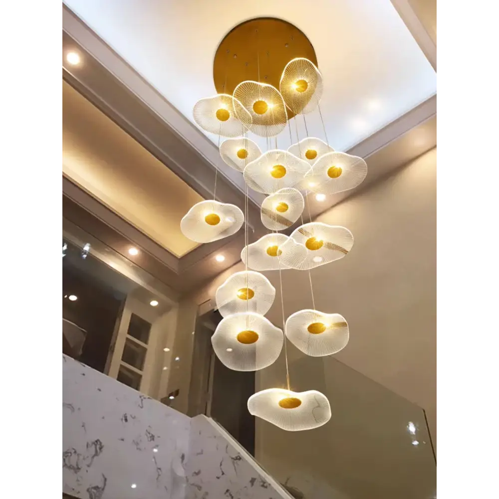 Nordic Circular Modern Chandelier Pendant Lamp - Ceiling Light