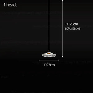 Nordic Circular Modern Chandelier Pendant Lamp - view 13