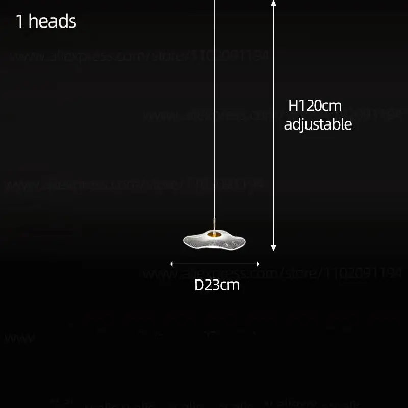 Nordic Circular Modern Chandelier Pendant Lamp - view 13