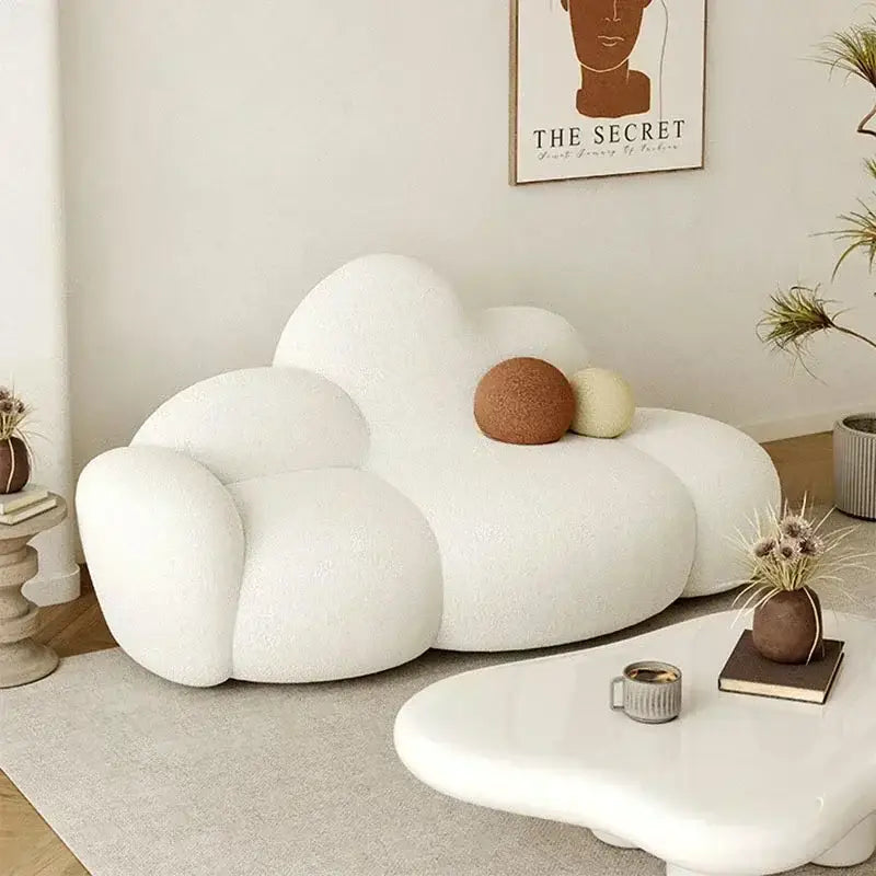 Nordic Cloud Shaped Compressed Modern Sofa - Compressed Sofa