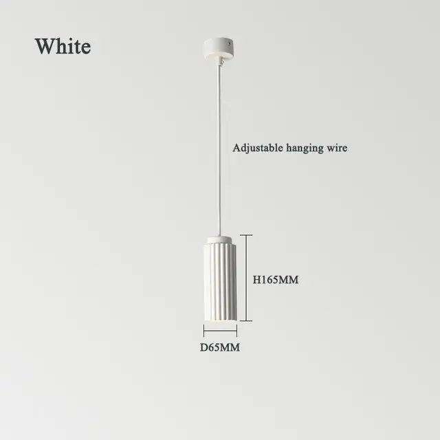 Nordic Creative LED Bedside Pendant Light - White / Warm white - Lamps