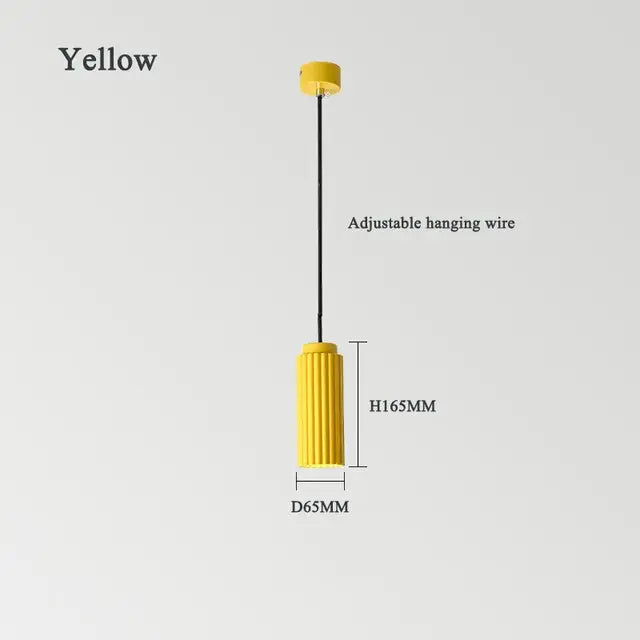 Nordic Creative LED Bedside Pendant Light - Yellow / Warm white - Lamps