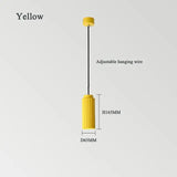 Nordic Creative LED Bedside Pendant Light - Yellow / Warm white - Lamps