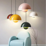 Nordic Flower Semicircular Hanging Pendant Lamp - Ceiling Lamp