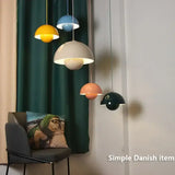 Nordic Flower Semicircular Hanging Pendant Lamp - Ceiling Lamp