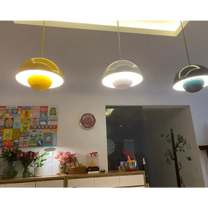 Nordic Flower Semicircular Hanging Pendant Lamp - Ceiling Lamp